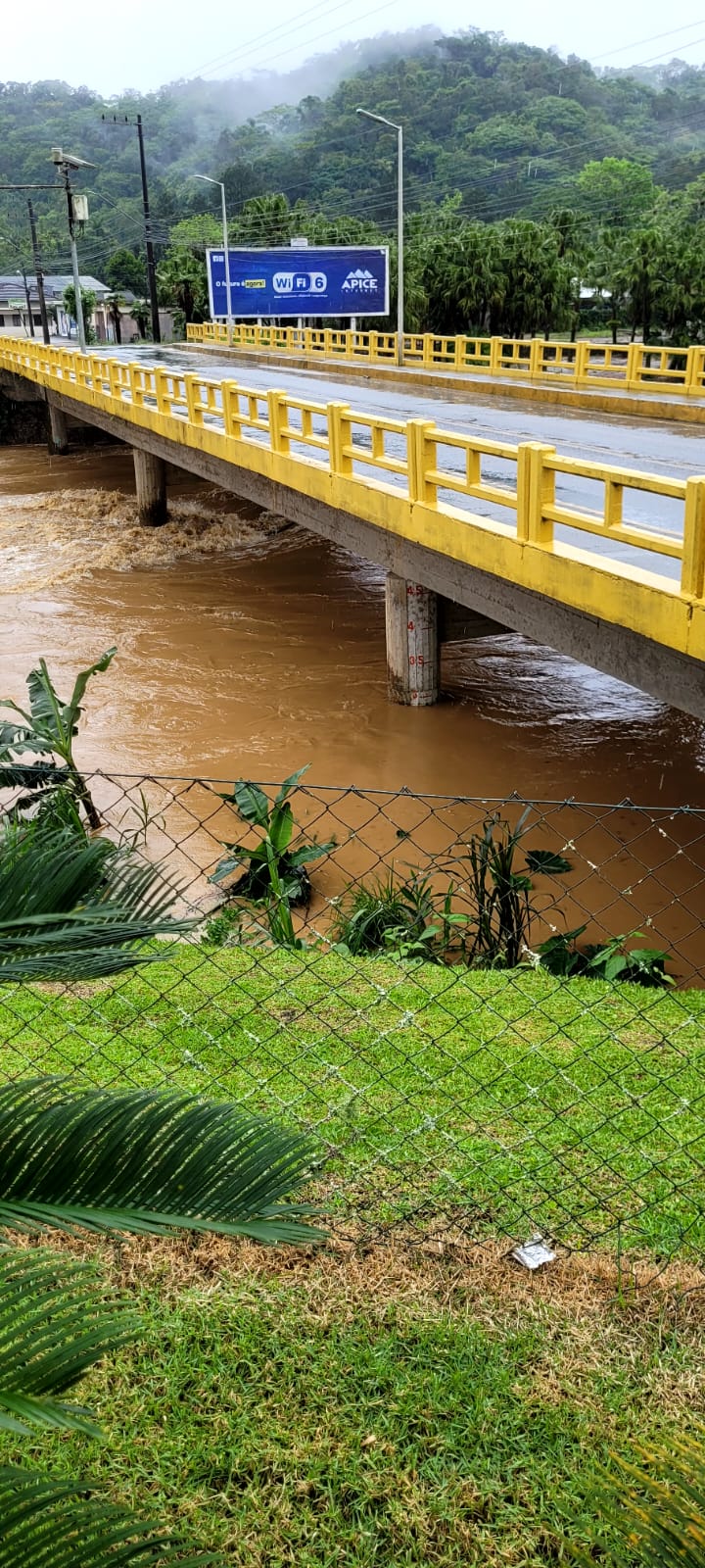 Acordo vai possibilitar medição do nível do Rio Novo no centro de Corupá