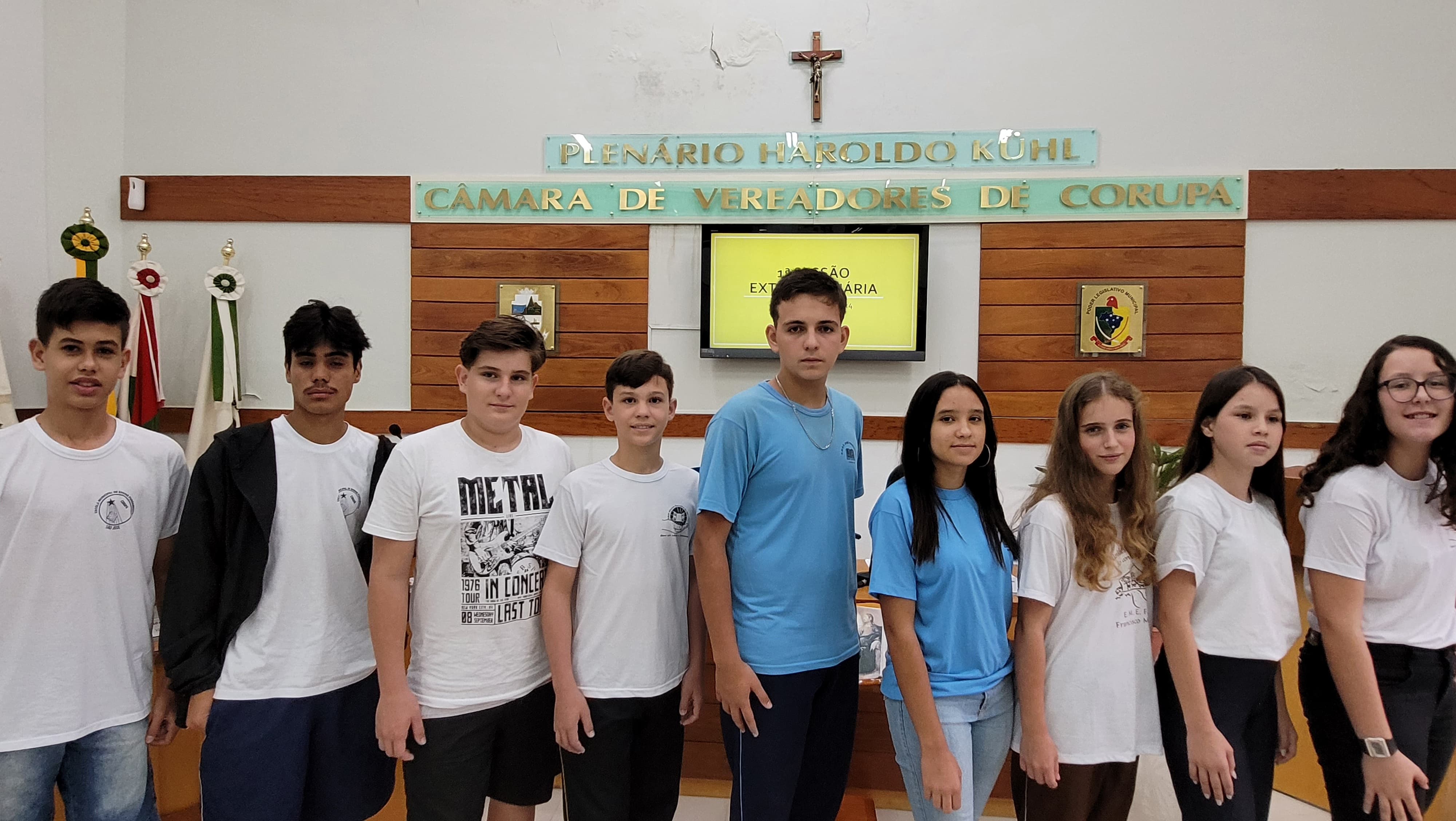 CÂMARA JOVEM DE CORUPÁ REALIZA ESCOLHA DA SUA MESA DIRETORA PARA O ANO DE 2024.